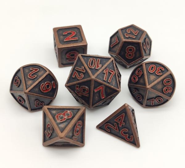 Quality Manual Grinding Tiny Polyhedral Dice , Polishing Unique Metal Dice for sale