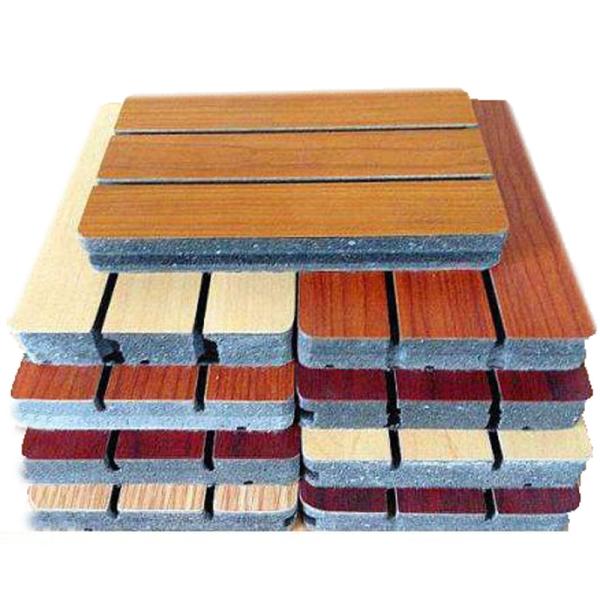 MDF Wooden Grooved Acoustic Panel Noise Reduction ASTM Fireproof Material