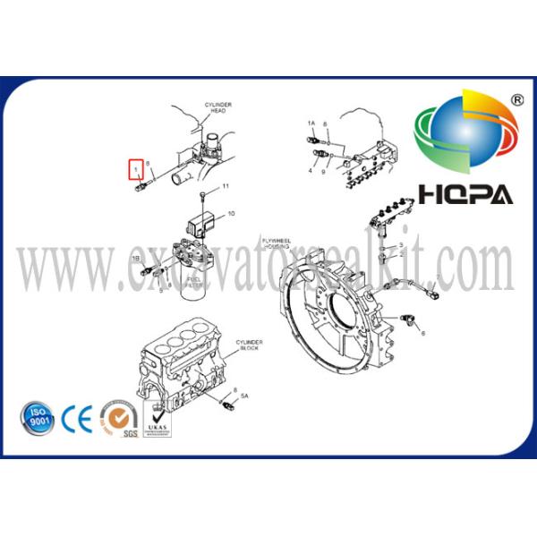 E320D 2380112 238-0112 Water Temperature Alarm Sensor Excavator Replacement Parts