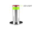 Anti Rust Retractable Integrated Rising Bollards Customization Lifting Column