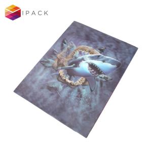 China Wholesale Custom 3D Effect Business Cards Posters Bookmarker PET Lenticular Sheet for Printing on sale
