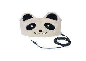 Stereo Sound Wired Noise Cancelling Headphones 1300MM Cord Length Panda Style