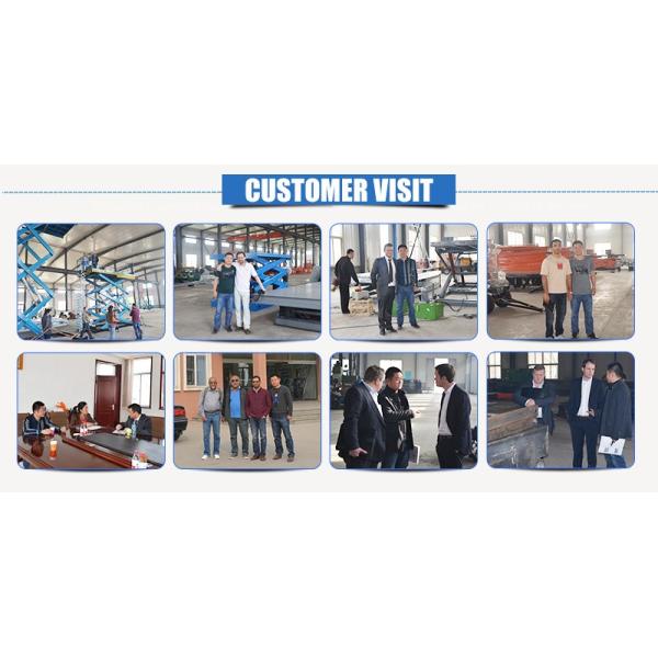 Electric Hydraulic Guide Rail Warehouse Elevator Lift Platform 5000kg Loading Capacity