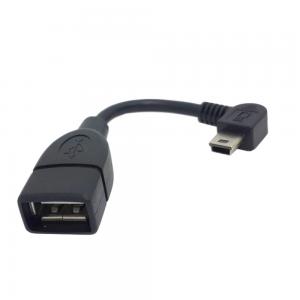 Mini OTG USB Charging Data Cable A Female To B Male For Car MP3 MP4