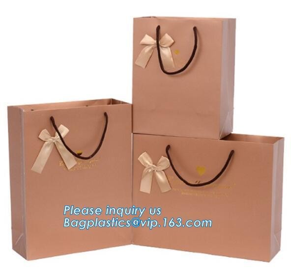 Fashion Custom Printing Luxury Gift Shopping Carrier Paper Bag With Your Own Logo Print,strong twisted handle black leat