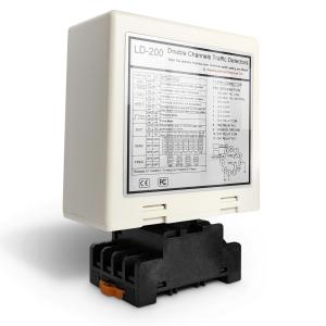China White Dual Channel Loop Detector 10MS - 90MS Inductive Loop Detector wholesale
