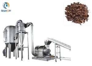 China Powder Spice Grinder Machine , Cassava Yam Hammer Mill Machine Cocoa Shell wholesale