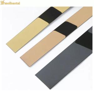 Mirror Decorative 12mm Stainless Steel Tactile Strips Anti Finger Print