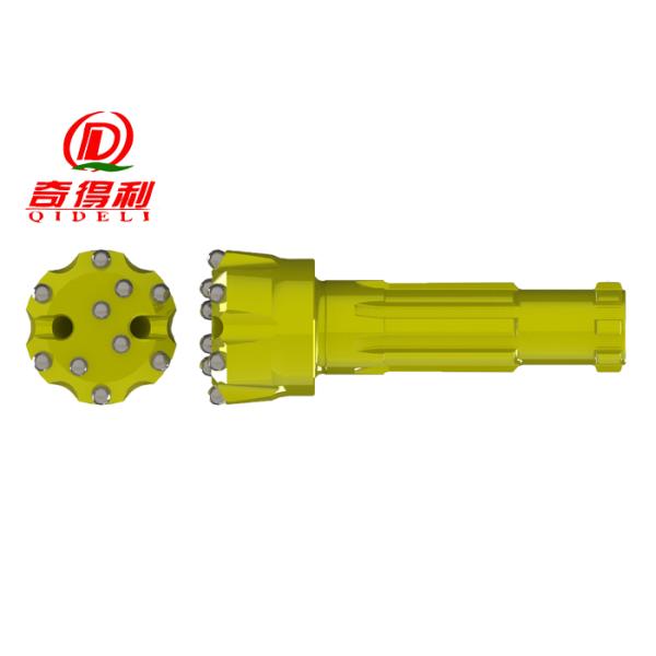HD35 Flat Face Rig Drill Bit , Bigger Gauge Button Drill Bit Alloy Steel Material