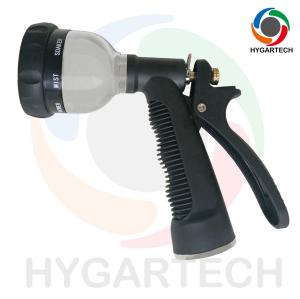 China Metal 8-Pattern Garden Hose Nozzle With Rear-Trigger Control wholesale
