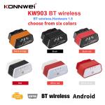 Red Wifi Car Diagnostic Tool KW903 bluetooth Display Current Sensor Data