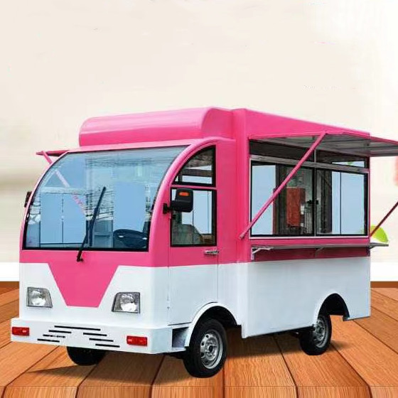 Customerized Electric Mobile Street Fast Food Snack Catering Van Truck Trailer Kiosk