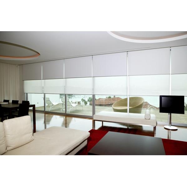 100% Polyester White Coated Fabric Printed Curtain Blackout Roller Blinds Fabric