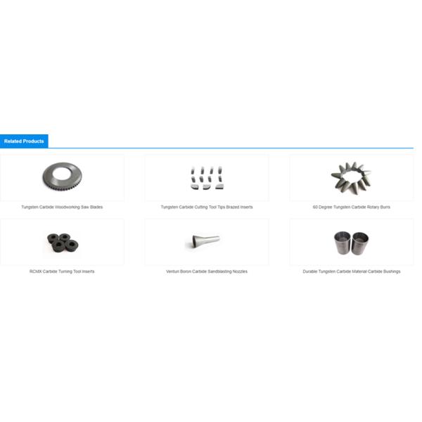 SM06 Tungsten Carbide Saw Tips for Circular Saw Blade , long using life