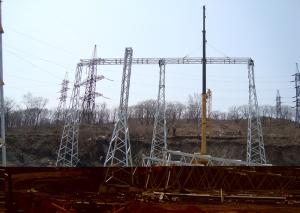 110KV Water Power Steel Structures,  Hydro Electric Power Substation Stucture