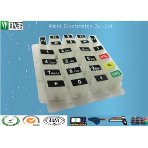Eco Friendly Waterproof Custom Silicone Rubber Keypad With Carbon Pill