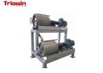Horizontal Food Processing Unit Destine Pulp Refine Machine Scraper Refiner