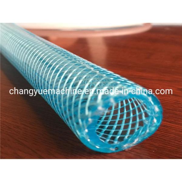 Plastic Processed PVC Braided Hose Extrusion Machine for Exhaust / Garden Hose Making