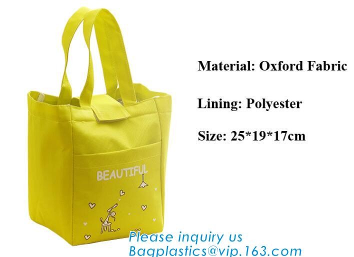 Customized logo printing insulated food delivery cooler bag,wholesale waterproof food delivery thermal bags bagplastics
