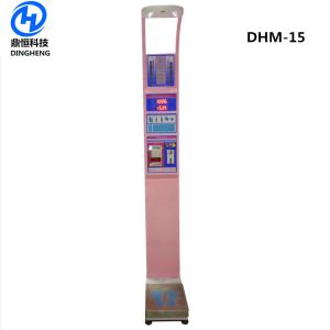China High Performance Coin Operated Weighing Scales 0.5cm / 0.1cm Accuracy With RS232 wholesale
