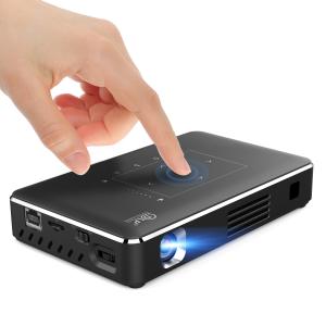 China DLP 150 Lumens Mini Portable Projector Android 9.0 OS Life Time Manual Focus wholesale