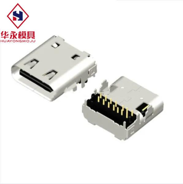 Quality OEM ROHS USB 3.1 Usb Type C Socket Receptacle For Power Delivery for sale