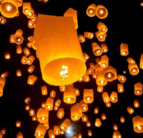 Large Sky Light, Sewing article, Fireproof lights；86*47cm*3cm; 95*55*37cm ; 120*65*38cm Oval, heart-shaped, cylind