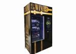 Lcd Display Wine Vending Machine Support Card Reader Paper Money Coin Receiver