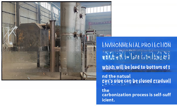Environment Friendly Charcoal Making Machine Biochar from Rice Husks and Coal Powder