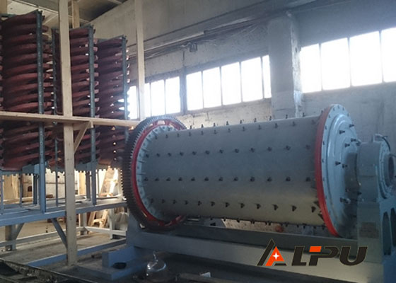 Grid Type And Overflow Type Ore Slag Ball Mill , Mine Ball Milling Equipment