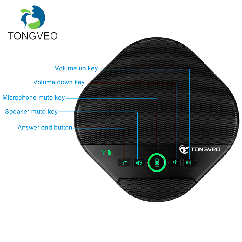 Laptop USB Driver Free Wireless PC Camera Microphone for Conference Room Sound System