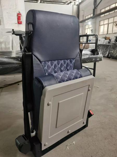 Quality Slidable Folding Jump Conductor Seat For Tourist Bus 2+1 Layout for sale
