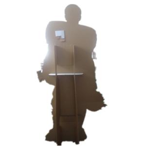 POP Cardboard Standee Display Recyclable Material UV Coating Surface