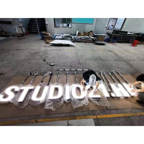 Light Box Shape Advertising Channel Letter Sign UV Printing 3D Illuminated UL