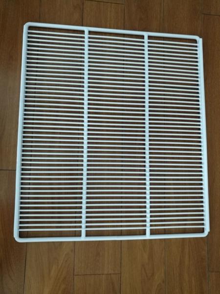 Quality White Freezer Wire Shelf Accept OEM Easy Assembly Electropolishing Coated for sale