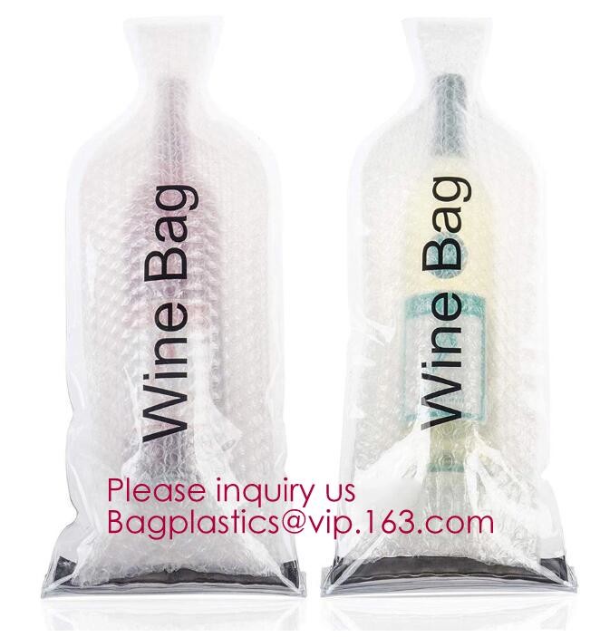 Reusable protector cover holder bag,protector plastic bubble bags for wine bottles wine bottle cover, BIODEGRADALE, ECO