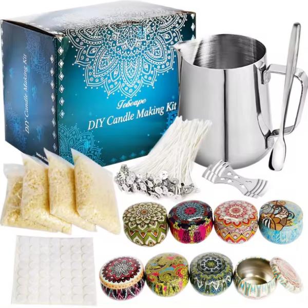 Quality Indoor Use Diy Scented Candle Making Kit With Different Wax Blends And Scents for sale