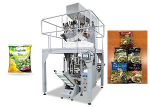 100g Salad Automated Packing Machine Pillow Bag Shape 4000ML Volume