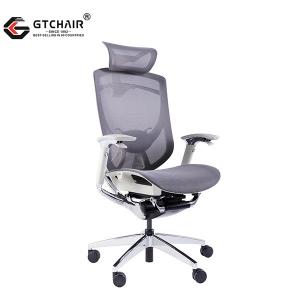 Height Adjustable Ergonomic Chairs Chromed Swivel Office Mesh Rolling Wirh