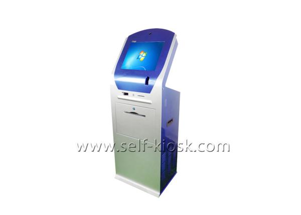 Quality HR Department Self Service Printing Kiosk , Computer Kiosk With Printer for sale