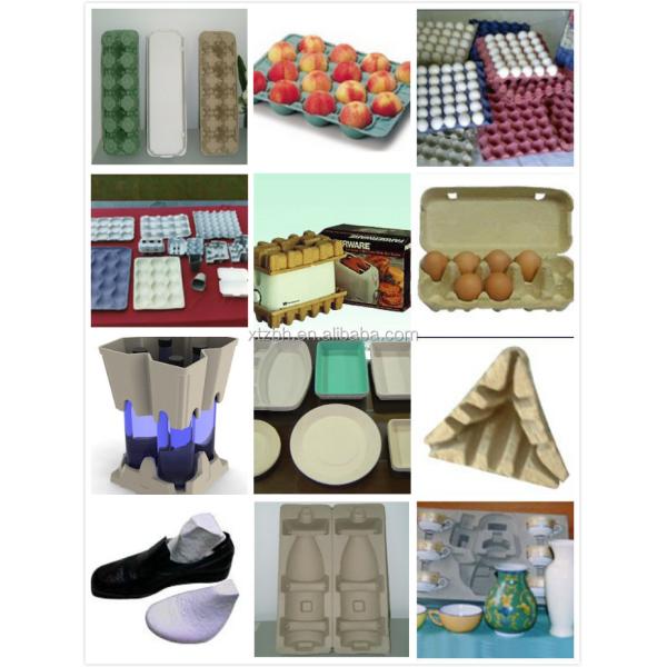 Reciprocating Pulp Packaging Machine Paper Egg Tray Making CE Certified