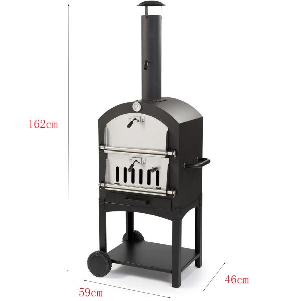 Grills Outdoor Pizza Oven Barbecue Stove with Professional Powder Coated BBQ Grill