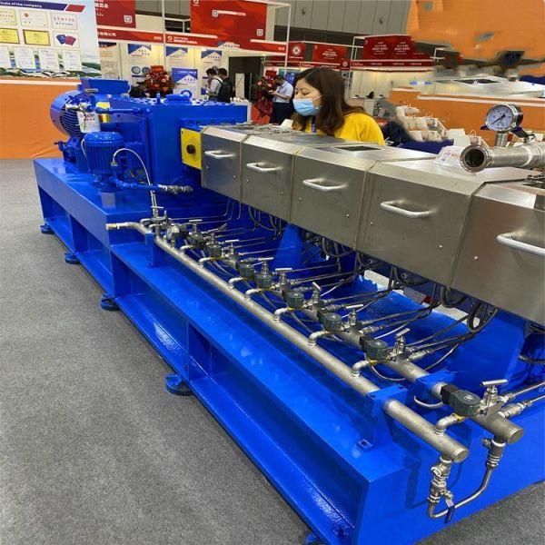 Low Shear Modular Twin Screw Extrusion Line, Gentle Processing for Heat Sensitive PLA PBS PBAT Biodegradable Plastic Modification