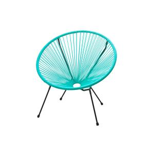 High Density Weaving Garden Rattan Chair , Stackable Rattan Patio Chairs