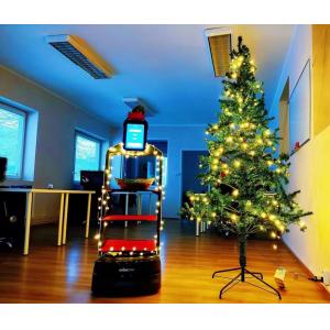 China Advertising Automated Robot Food Delivery Service 30W BBQ Advertising wholesale