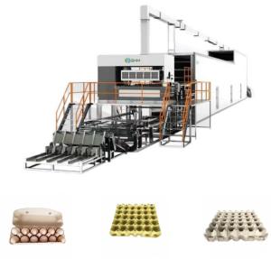 China Compact Paper Tray Making Machine precise Pulp Tray Forming Machine wholesale