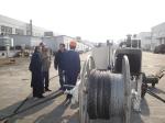 Durable Conductor Stringing Machine , Hydraulic Cable Puller Machine Stringing