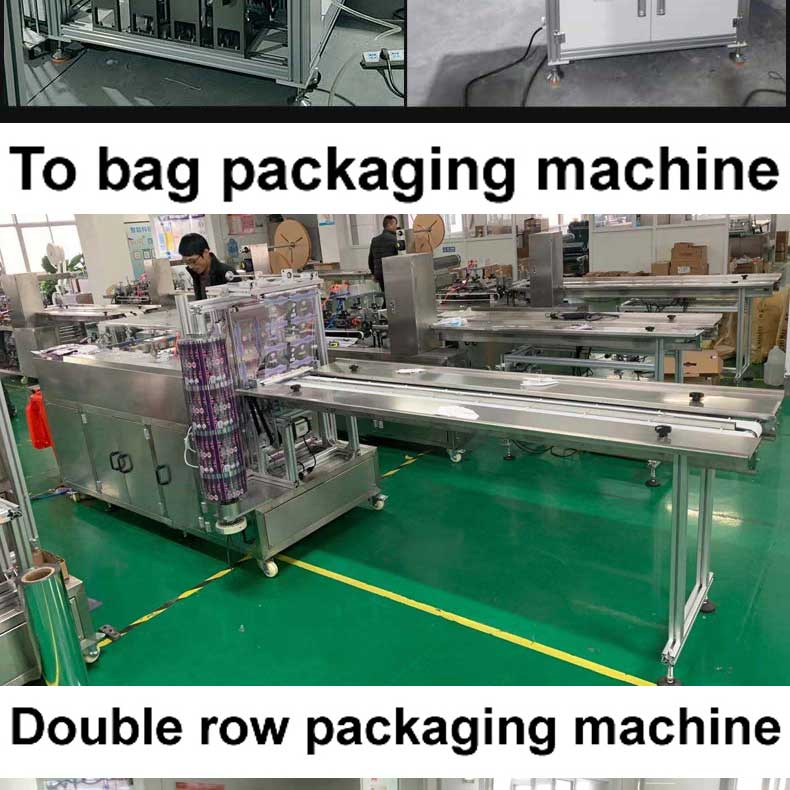 N95 KN95 Face Mask Packing Machine 100pcs/Min Four Side Sealing Machine