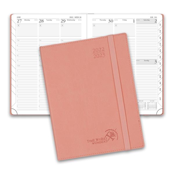 Quality POPRUN Pink Academic Planner With Weekly Schedule And Monthly Overview for sale