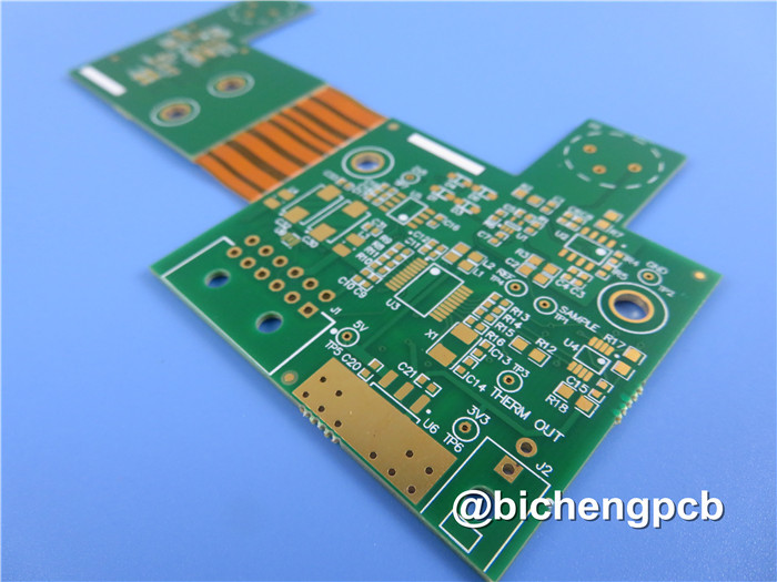 Flexible Printed Circuit (FPC) Flexible PCB With Partial Green Solder Mask